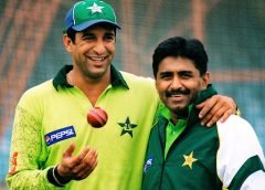 Wasim Akram and Javed Minyadad