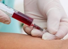 blood collected