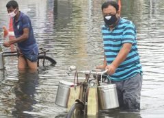 road under water
