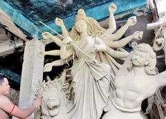 durga protima making