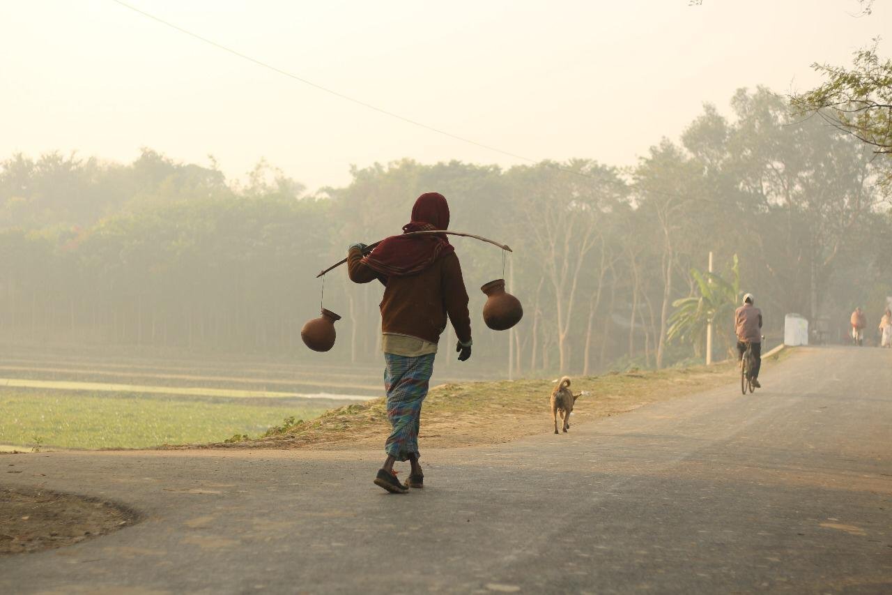 winter and village 6