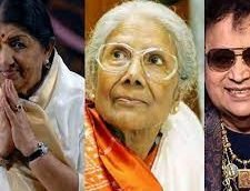 lata & Bappi & Sandhya