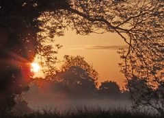 sunset and weather