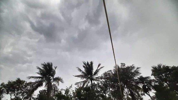 cludy and durk weather