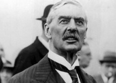 British Prime Minister Neville Chamberlain