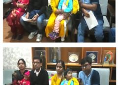 Two couples adopted two orphaned daughters