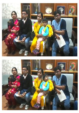 Two couples adopted two orphaned daughters