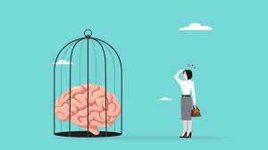 The cage of the mind is not outside